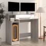 Desk with LED lights, gray Sonoma plywood, 97x45x90 cm by vidaXL, Desks - Ref: Foro24-820476, Price: 68,81 €, Discount: %