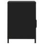 Bedside tables 2 units black steel 35x35x51 cm by vidaXL, Nightstands - Ref: Foro24-3095221, Price: 163,43 €, Discount: %