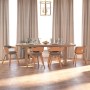 Silla de comedor 6 uds madera curvada y tela gris claro de vidaXL, Sillas de comedor - Ref: Foro24-3092393, Precio: 951,71 €,...