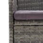 3-piece garden furniture set with gray synthetic rattan cushions by vidaXL, Garden sets - Ref: Foro24-3094979, Price: 269,99 ...