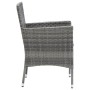 Set de muebles jardín 9 pzas con cojines ratán sintético gris de vidaXL, Conjuntos de jardín - Ref: Foro24-3094984, Precio: 7...