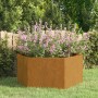 Rusted corten steel planter 90x90x45 cm by vidaXL, Pots and planters - Ref: Foro24-823676, Price: 66,99 €, Discount: %