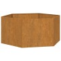 Rusted corten steel planter 90x90x45 cm by vidaXL, Pots and planters - Ref: Foro24-823676, Price: 66,99 €, Discount: %