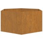 Rusted corten steel planter 90x90x45 cm by vidaXL, Pots and planters - Ref: Foro24-823676, Price: 66,99 €, Discount: %