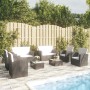 8-piece garden furniture set and black synthetic rattan cushions by vidaXL, Garden sets - Ref: Foro24-3095941, Price: 757,99 ...