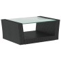 Set muebles de jardín 16 piezas y cojines ratán sintético negro de vidaXL, Conjuntos de jardín - Ref: Foro24-3095942, Precio:...