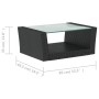 Set muebles de jardín 16 piezas y cojines ratán sintético negro de vidaXL, Conjuntos de jardín - Ref: Foro24-3095942, Precio:...