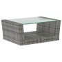 Set de muebles de jardín 8 pzas y cojines ratán sintético gris de vidaXL, Conjuntos de jardín - Ref: Foro24-3095945, Precio: ...