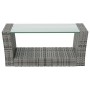 Set de muebles de jardín 8 pzas y cojines ratán sintético gris de vidaXL, Conjuntos de jardín - Ref: Foro24-3095945, Precio: ...