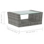 Set de muebles de jardín 8 pzas y cojines ratán sintético gris de vidaXL, Conjuntos de jardín - Ref: Foro24-3095945, Precio: ...