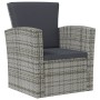 Set de muebles de jardín 16 pzas y cojines ratán sintético gris de vidaXL, Conjuntos de jardín - Ref: Foro24-3095946, Precio:...