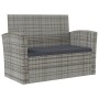 Juego muebles de jardín 8 pzas y cojines ratán sintético gris de vidaXL, Conjuntos de jardín - Ref: Foro24-3095951, Precio: 6...