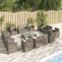 16-teiliges Gartenmöbel-Set und graue synthetische Rattankissen von vidaXL, Gartensets - Ref: Foro24-3095952, Preis: 1,00 €, ...