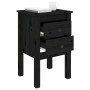 Nightstands 2 pcs solid black pine wood 40x35x61.5cm by vidaXL, Nightstands - Ref: Foro24-813698, Price: 83,61 €, Discount: %