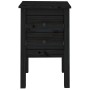 Nightstands 2 pcs solid black pine wood 40x35x61.5cm by vidaXL, Nightstands - Ref: Foro24-813698, Price: 83,61 €, Discount: %