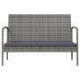 Garden furniture set 8 pieces and gray synthetic rattan cushions by vidaXL, Garden sets - Ref: Foro24-3095967, Price: 406,03 ...