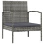 Garden furniture set 8 pieces and gray synthetic rattan cushions by vidaXL, Garden sets - Ref: Foro24-3095967, Price: 406,03 ...