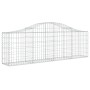 Gabion baskets 12 units, arched shape, iron, 200x30x60/80 cm by vidaXL, Pots and planters - Ref: Foro24-3145398, Price: 844,9...