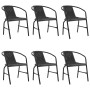 Garden chairs 6 units plastic rattan and steel 110 kg by vidaXL, Garden chairs - Ref: Foro24-3107704, Price: 295,93 €, Discou...