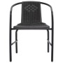 Garden chairs 6 units plastic rattan and steel 110 kg by vidaXL, Garden chairs - Ref: Foro24-3107704, Price: 295,93 €, Discou...