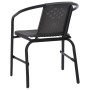 Garden chairs 6 units plastic rattan and steel 110 kg by vidaXL, Garden chairs - Ref: Foro24-3107704, Price: 295,93 €, Discou...