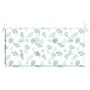 Garden bench cushion Oxford fabric leaf print 120x50x3 cm by vidaXL, Cushions for chairs and sofas - Ref: Foro24-361138, Pric...