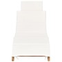 Sun loungers with cushions 2 units solid teak wood by vidaXL, Loungers - Ref: Foro24-3143633, Price: 381,56 €, Discount: %