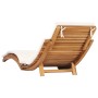 Sun loungers with cushions 2 units solid teak wood by vidaXL, Loungers - Ref: Foro24-3143633, Price: 381,56 €, Discount: %