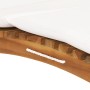 Sun loungers with cushions 2 units solid teak wood by vidaXL, Loungers - Ref: Foro24-3143633, Price: 381,56 €, Discount: %