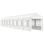 Pavillon mit weißem Polyethylendach 17,84 x 2,28 x 2,69 m von vidaXL, Zelte und Pavillons - Ref: Foro24-3155484, Preis: 721,9...