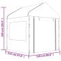 Cenador con techo polietileno blanco 17,84x2,28x2,69 m de vidaXL, Carpas y cenadores - Ref: Foro24-3155484, Precio: 721,96 €,...