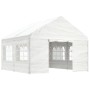 Pavillon mit weißem Polyethylendach 4,46 x 4,08 x 3,22 m von vidaXL, Zelte und Pavillons - Ref: Foro24-3155486, Preis: 355,09...