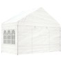 Gazebo with white polyethylene roof 11.15x4.08x3.22 m by vidaXL, Tents and gazebos - Ref: Foro24-3155489, Price: 692,00 €, Di...