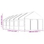 Gazebo with white polyethylene roof 11.15x4.08x3.22 m by vidaXL, Tents and gazebos - Ref: Foro24-3155489, Price: 692,00 €, Di...