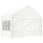 Gazebo with white polyethylene roof 20.07x4.08x3.22 m by vidaXL, Tents and gazebos - Ref: Foro24-3155493, Price: 982,13 €, Di...