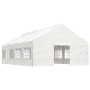 Pavillon mit weißem Polyethylendach 8,92 x 5,88 x 3,75 m von vidaXL, Zelte und Pavillons - Ref: Foro24-3155496, Preis: 713,59...