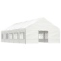 Pavillon mit weißem Polyethylendach 11,15x5,88x3,75 m von vidaXL, Zelte und Pavillons - Ref: Foro24-3155497, Preis: 862,43 €,...