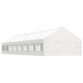 Pavillon mit weißem Polyethylendach 17,84 x 5,88 x 3,75 m von vidaXL, Zelte und Pavillons - Ref: Foro24-3155500, Preis: 1,00 ...