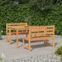 Garden dining set 3 pieces solid teak wood by vidaXL, Garden sets - Ref: Foro24-3157193, Price: 570,99 €, Discount: %