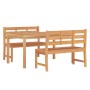 Garten-Essgruppe 3-teilig aus massivem Teakholz von vidaXL, Gartensets - Ref: Foro24-3157196, Preis: 586,54 €, Rabatt: %