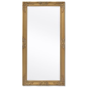 Espejo de pared estilo barroco dorado 120x60 cm de vidaXL, Espejos - Ref: Foro24-243684, Precio: 108,99 €, Descuento: %