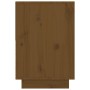 Mesita de noche madera maciza de pino marrón miel 60x34x51 cm de vidaXL, Mesitas de noche - Ref: Foro24-814380, Precio: 58,36...