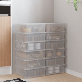 Stackable storage boxes 12 pcs plastic 5 L by vidaXL, Storage baskets - Ref: Foro24-3189186, Price: 48,99 €, Discount: %