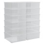 Cajas de almacenaje apilables 12 uds plástico 5 L de vidaXL, Cestas para almacenaje - Ref: Foro24-3189186, Precio: 53,62 €, D...