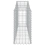 Gabion baskets 2 pcs arch shape iron 200x30x60/80 cm by vidaXL, Pots and planters - Ref: Foro24-3145388, Price: 143,99 €, Dis...