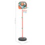 Juego de baloncesto portátil ajustable 133-160 cm de vidaXL, Pelota de baloncesto de juguete - Ref: Foro24-80356, Precio: 31,...