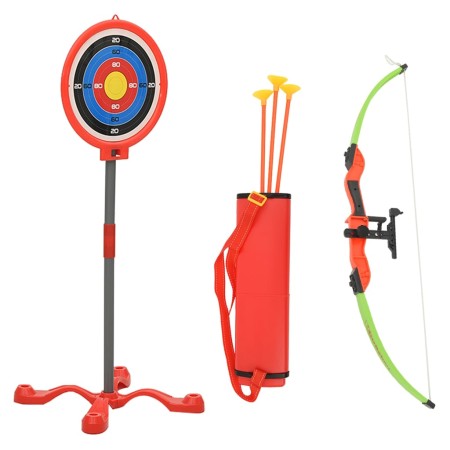 Juego de tiro con arco de arco y flecha para niños con diana de vidaXL, Juguetes de deporte - Ref: Foro24-80361, Precio: 42,3...