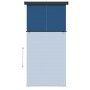 Toldo lateral de balcón azul 145x250 cm de vidaXL, Sombrillas - Ref: Foro24-317852, Precio: 69,66 €, Descuento: %