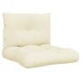 Kissen für Palettensofa 2 Einheiten cremefarbener Stoff von vidaXL, Kissen für Stühle und Sofas - Ref: Foro24-47474, Preis: 3...