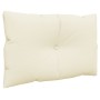 Cushions for pallet sofa 2 units cream fabric by vidaXL, Cushions for chairs and sofas - Ref: Foro24-47474, Price: 30,59 €, D...